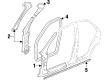 1997 Cadillac Catera Weather Strip Diagram - 24420633