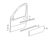 2008 Chevy Uplander Door Moldings Diagram - 25915131