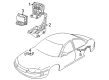 2005 Chevy Impala ABS Control Module Diagram - 12238943