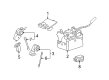 2008 Cadillac Escalade Wheel Speed Sensor Diagram - 25930324