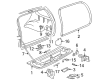 1998 Oldsmobile Bravada Trunk Latch Diagram - 15111434