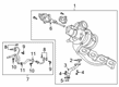 Cadillac CT6 Coolant Pipe Diagram - 12696230