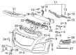 Cadillac Bumper Diagram - 84033409