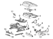 2020 Cadillac CT5 Seat Cushion Pad Diagram - 84849639