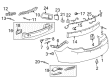 Buick LaCrosse Bumper Diagram - 20878640