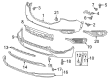 2019 GMC Acadia Bumper Diagram - 84286371