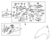 2010 Cadillac SRX Engine Mount Diagram - 15870248