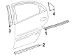 2001 Oldsmobile Aurora Door Seal Diagram - 25732994