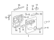 GMC Sierra 2500 Power Window Switch Diagram - 15206533