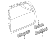 1997 Oldsmobile Bravada Emblem Diagram - 15679071