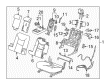 2018 Cadillac XT5 Seat Cushion Pad Diagram - 84426865