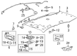 Buick Door Handle Diagram - 95025625