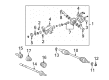 2008 Pontiac G8 CV Joint Diagram - 92189149