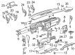 2005 Chevy Uplander Dash Panel Vent Portion Covers Diagram - 25789443