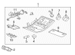 2010 GMC Sierra 1500 Power Window Switch Diagram - 25795285