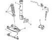 1992 Cadillac DeVille Coil Springs Diagram - 25526963