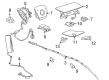 2011 Chevy Silverado 3500 HD Air Bag Clockspring Diagram - 25966967