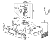 2022 Cadillac Escalade ESV Fuel Tank Strap Diagram - 84678126