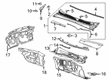 Cadillac XT4 Weather Strip Diagram - 84423710