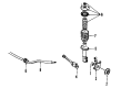 1992 Saturn SL Sway Bar Kit Diagram - 21010783