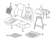 2003 Chevy Impala Seat Cushion Pad Diagram - 12457069