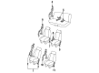 1991 Pontiac Trans Sport Seat Belt Diagram - 12508156