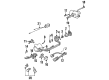 1999 Oldsmobile LSS Automatic Transmission Shift Levers Diagram - 25616932