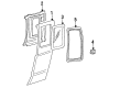 1986 GMC S15 Weather Strip Diagram - 14060442