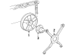 Pontiac Grand Prix Radiator fan Diagram - 22097871