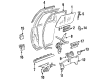 1995 Chevy Caprice Door Seal Diagram - 10221307