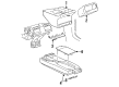 Buick Riviera Center Console Base Diagram - 25628326