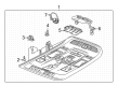 Cadillac Parking Assist Distance Sensor Diagram - 23298802