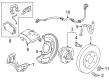 2013 Chevy Malibu Brake Caliper Repair Kit Diagram - 13504029