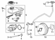 2019 GMC Acadia Brake Booster Diagram - 84730945