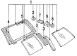 Chevy S10 Blazer Weather Strip Diagram - 14071873