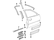 1992 Pontiac Bonneville Door Moldings Diagram - 12519948