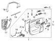 2023 Chevy Suburban Door Moldings Diagram - 84225781