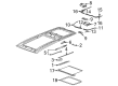 2004 Cadillac SRX Sunroof Cable Diagram - 25747585