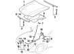 1999 Chevy Prizm Body Mount Hole Plug Diagram - 94851990