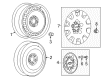 2012 Chevy Caprice Wheel Cover Diagram - 92261889