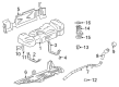 2004 Buick Rainier Fuel Filler Hose Diagram - 15131043