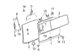 2002 Chevy Suburban 1500 Door Handle Diagram - 19299935