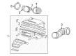 1997 Chevy P30 Air Intake Coupling Diagram - 25147199