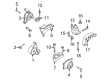 Saturn Engine Mount Bracket Diagram - 24459817