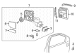 2020 Chevy Silverado 2500 HD Side View Mirrors Diagram - 84944531