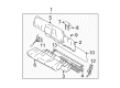 Chevy Silverado 2500 HD Classic Seat Cushion Pad Diagram - 88941613