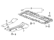 2017 Chevy Cruze Fender Splash Shield Diagram - 39026302