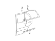 2000 Cadillac DeVille Door Moldings Diagram - 25661477