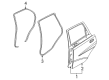 2010 Chevy Aveo5 Door Seal Diagram - 96692849