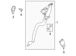 2010 Chevy Camaro Seat Belt Diagram - 19208827